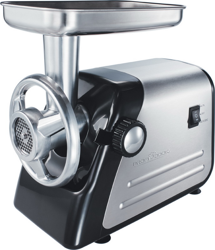 Profi-Cook 1500 Watt Edelstahl Fleischwolf Wurstfüller Gebäckaufsatz