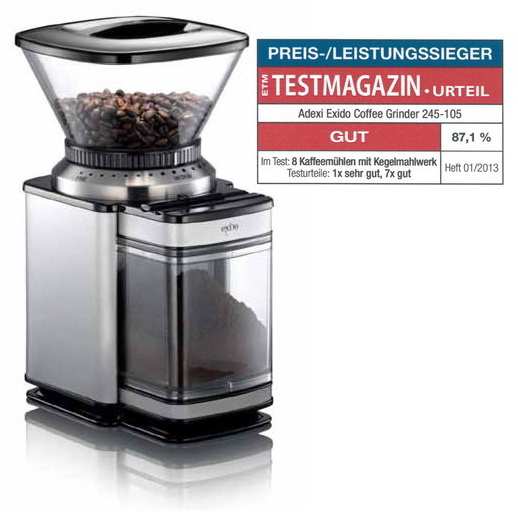 elektrische Kaffeemühle Kaffee-Mühle elektrisch Kegel-Mahlwerk