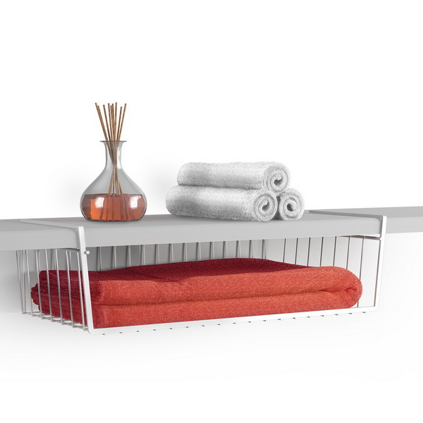 Schrankkorb 50x26x14 Raumsparer Einhängekorb Regalkorb Korb Metallkorb